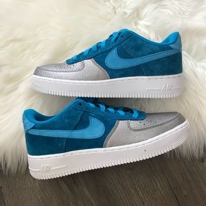 blue and silver air force 1